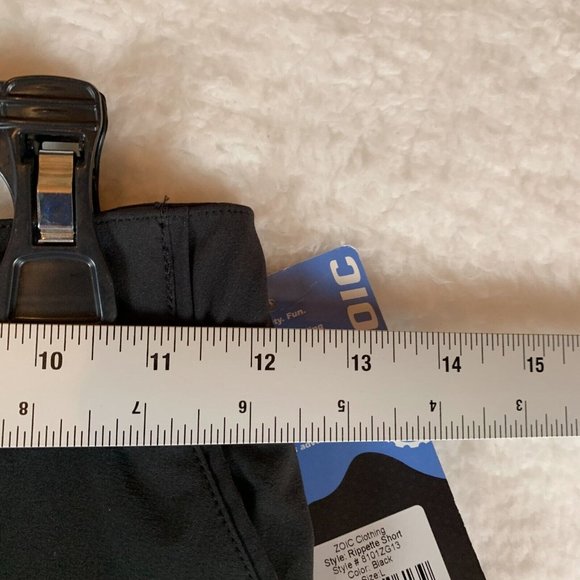 ZOIC Rippette Cycling Shorts Girls Large Black‎ Polyester Elastic Waistband 7089 - Picture 5 of 10